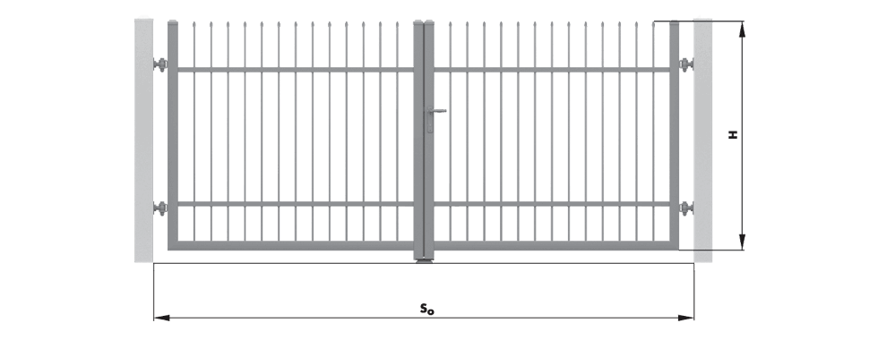 Размеры ворот