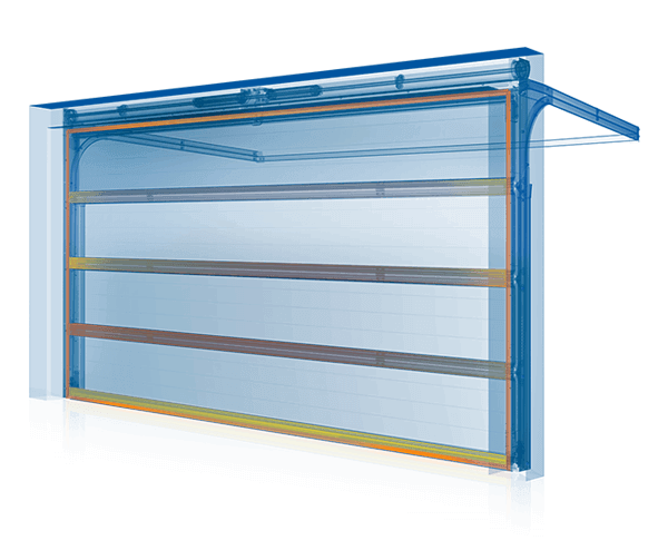 Секционные ворота UniTherm с теплоизоляцией Секционные ворота UniTherm с теплоизоляцией